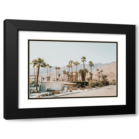 Aviva Black Modern Wood Framed Art Print with Double Matting by Broadway, Krista