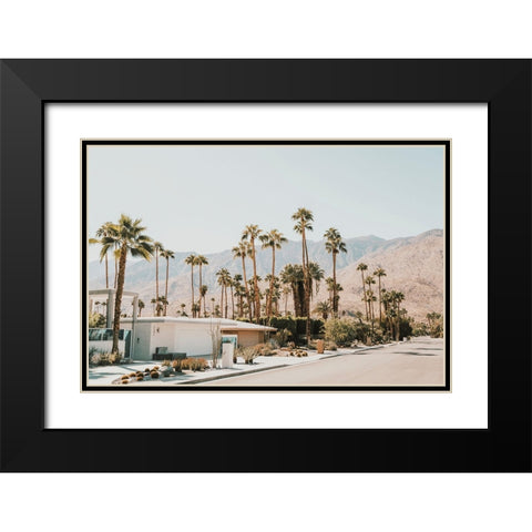 Aviva Black Modern Wood Framed Art Print with Double Matting by Broadway, Krista