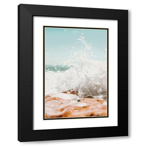Corozo Black Modern Wood Framed Art Print with Double Matting by Broadway, Krista