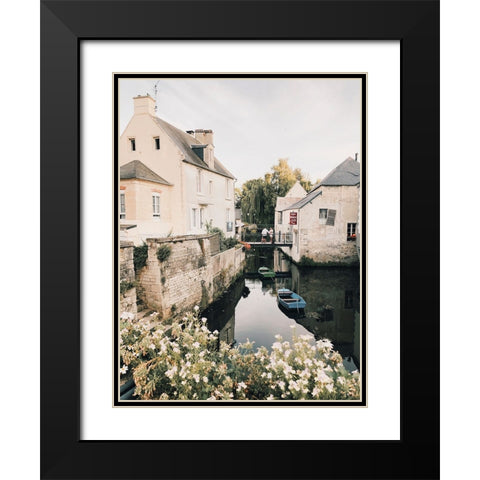 Bayeux Black Modern Wood Framed Art Print with Double Matting by Broadway, Krista