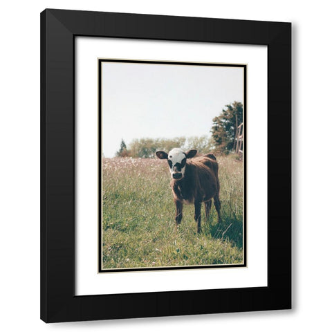 Lima Black Modern Wood Framed Art Print with Double Matting by Broadway, Krista