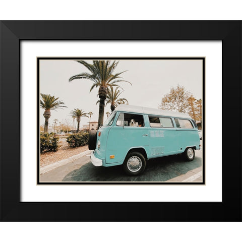 Nocatee Black Modern Wood Framed Art Print with Double Matting by Broadway, Krista