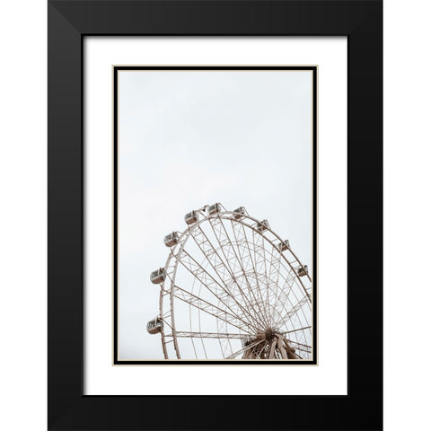 Sumter Black Modern Wood Framed Art Print with Double Matting by Broadway, Krista