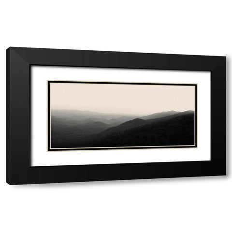 Smoky Mountains; Vista No. 2 Black Modern Wood Framed Art Print with Double Matting by Bell, Nicholas