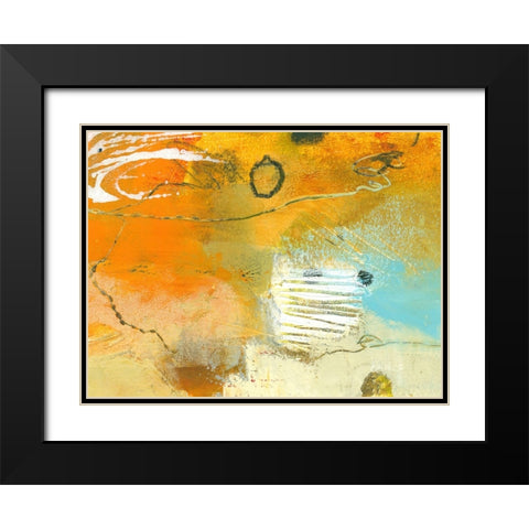 Fondness of Fields 1 Black Modern Wood Framed Art Print with Double Matting by Beer, Pamela K.