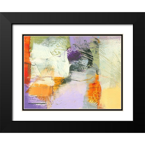 Bold Statements 1 Black Modern Wood Framed Art Print with Double Matting by Beer, Pamela K.