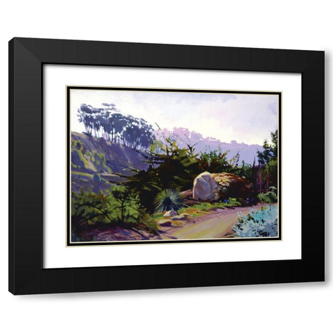 End of Summer, Looking East Black Modern Wood Framed Art Print with Double Matting by Burtt, Marcia