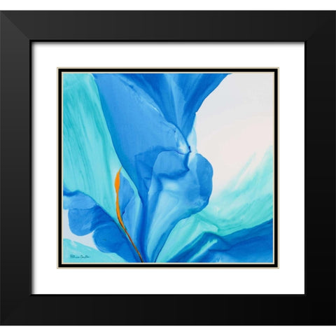 Hello I Love You Black Modern Wood Framed Art Print with Double Matting by Coulter, Patricia