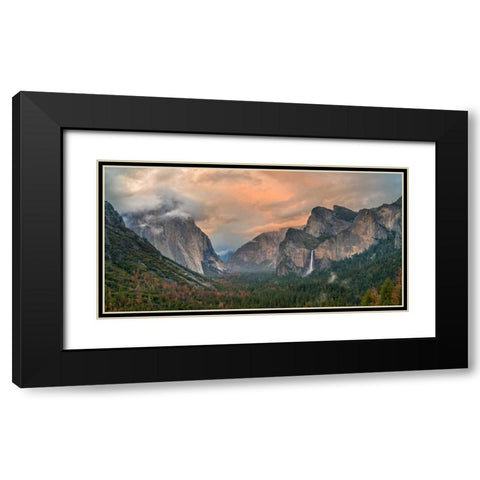 Heaven and Earth Black Modern Wood Framed Art Print with Double Matting by Carmel, Elizabeth