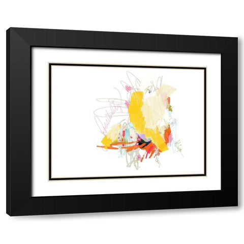 Possibility Black Modern Wood Framed Art Print with Double Matting by Christine, Niya