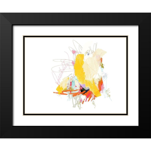 Possibility Black Modern Wood Framed Art Print with Double Matting by Christine, Niya