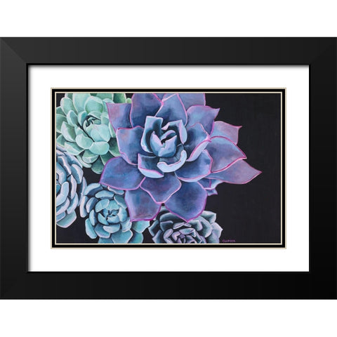 Abundance Black Modern Wood Framed Art Print with Double Matting by Clumeck, Alana