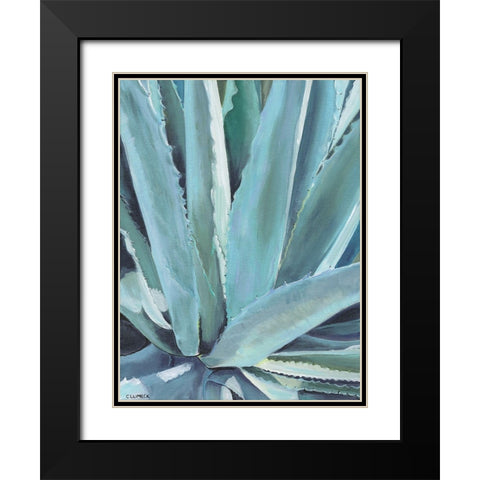 Blue Agave Black Modern Wood Framed Art Print with Double Matting by Clumeck, Alana