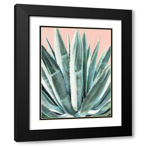 Laughter Black Modern Wood Framed Art Print with Double Matting by Clumeck, Alana