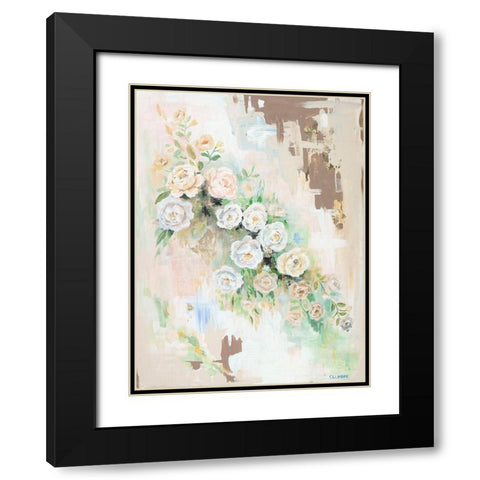 Spring Flowers Black Modern Wood Framed Art Print with Double Matting by Clumeck, Alana