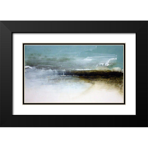 Sea Drift Black Modern Wood Framed Art Print with Double Matting by Cordes, Susan