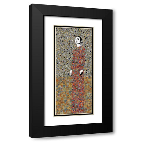 La Liberacion del Pasado Black Modern Wood Framed Art Print with Double Matting by Cacho, Jose