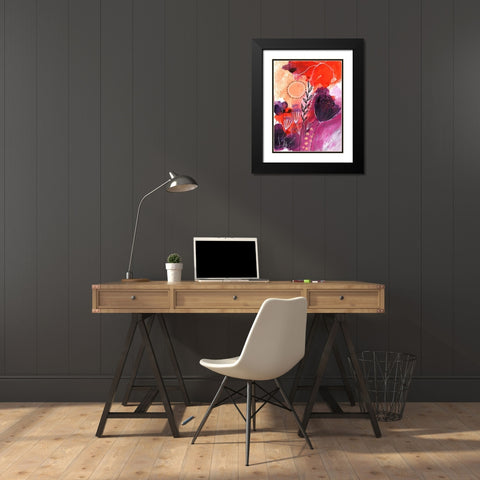 Sunny Days Black Modern Wood Framed Art Print with Double Matting by Capri, Corina