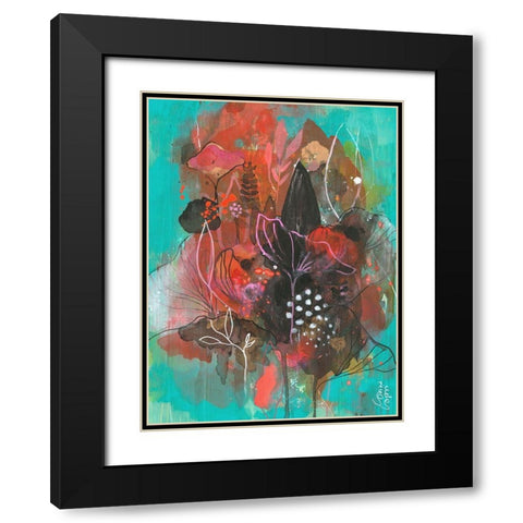 The Golden Hour Black Modern Wood Framed Art Print with Double Matting by Capri, Corina