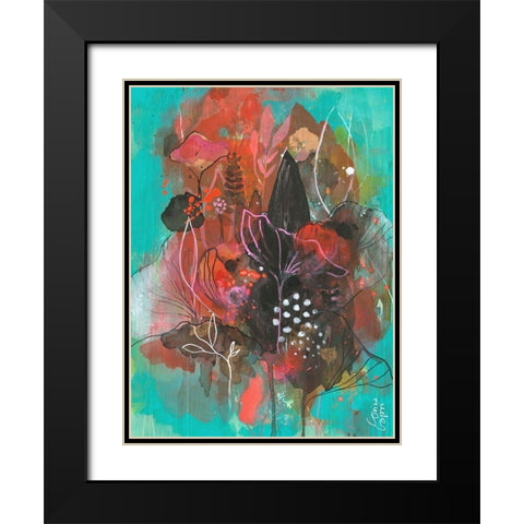 The Golden Hour Black Modern Wood Framed Art Print with Double Matting by Capri, Corina