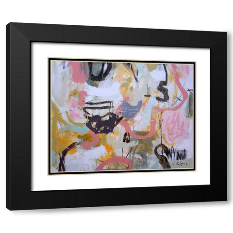 Basking In The Sunlight Black Modern Wood Framed Art Print with Double Matting by Coppens, Linda