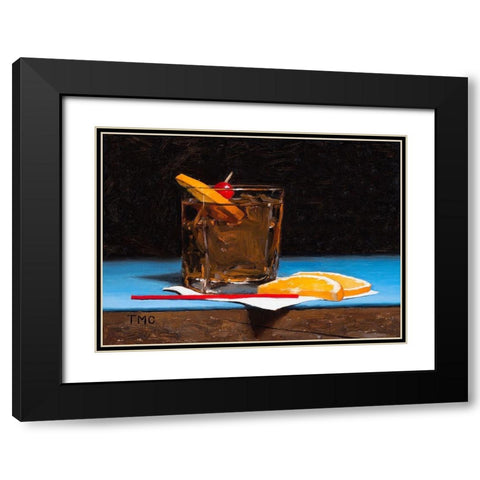 Old Fashioned Black Modern Wood Framed Art Print with Double Matting by Casey, Todd M.