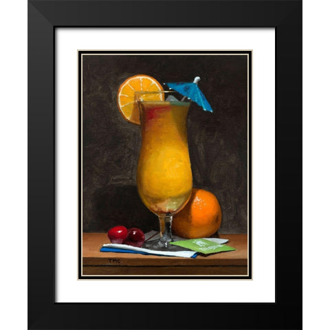Sex on The Beach Black Modern Wood Framed Art Print with Double Matting by Casey, Todd M.