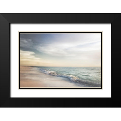 Breathe In Black Modern Wood Framed Art Print with Double Matting by Connolly, Karin