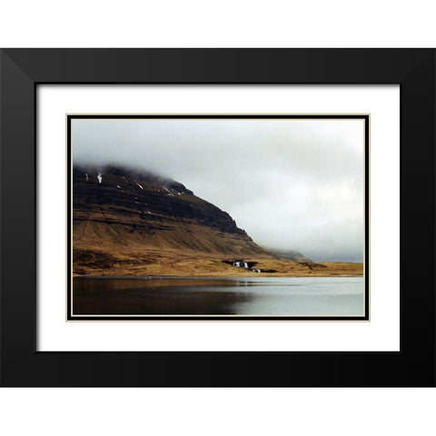 Iceland 1 Black Modern Wood Framed Art Print with Double Matting by Colligan, Lynann