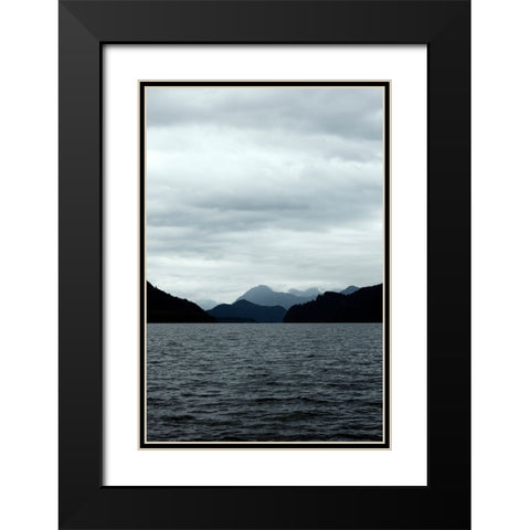 British Columbia 2 Black Modern Wood Framed Art Print with Double Matting by Colligan, Lynann