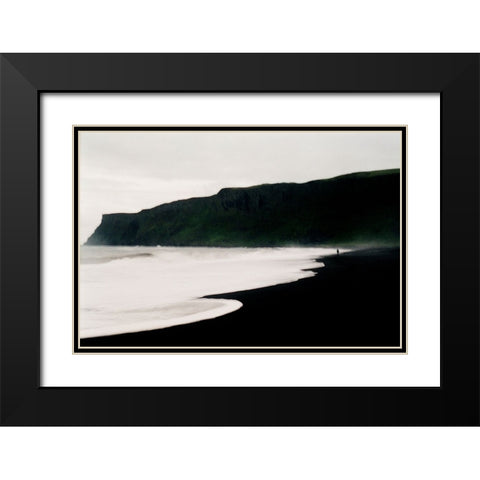 Iceland 2 Black Modern Wood Framed Art Print with Double Matting by Colligan, Lynann