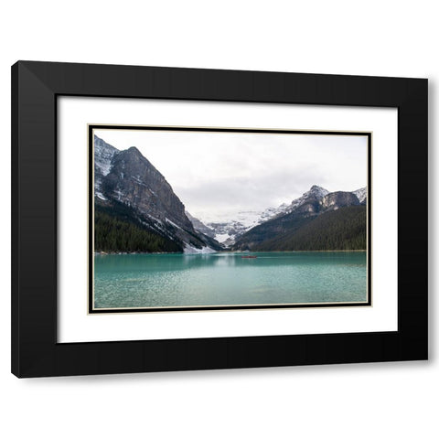 Rocky Mountain 5 Black Modern Wood Framed Art Print with Double Matting by Colligan, Lynann
