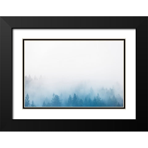 Enchanted Forest No. 2 Black Modern Wood Framed Art Print with Double Matting by Colligan, Lynann