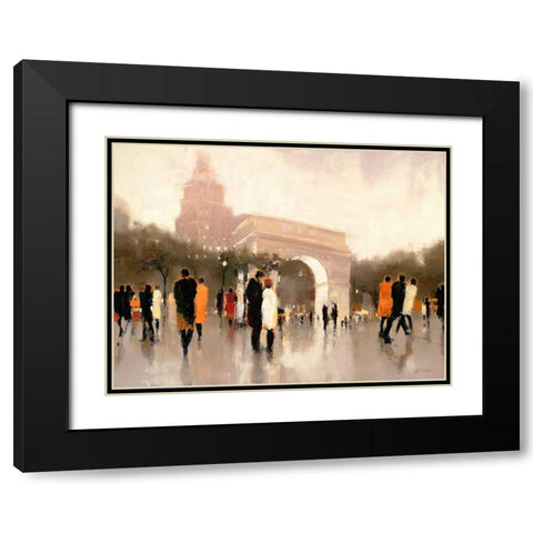 Monumental Day Black Modern Wood Framed Art Print with Double Matting by Christie, Lorraine