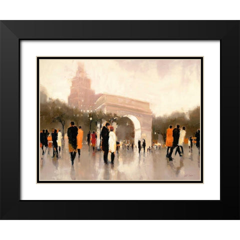 Monumental Day Black Modern Wood Framed Art Print with Double Matting by Christie, Lorraine