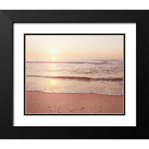 A New Beginning Black Modern Wood Framed Art Print with Double Matting by Cochrane, Carolyn