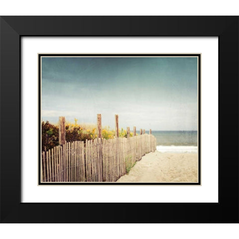 Down to the Sea Black Modern Wood Framed Art Print with Double Matting by Cochrane, Carolyn