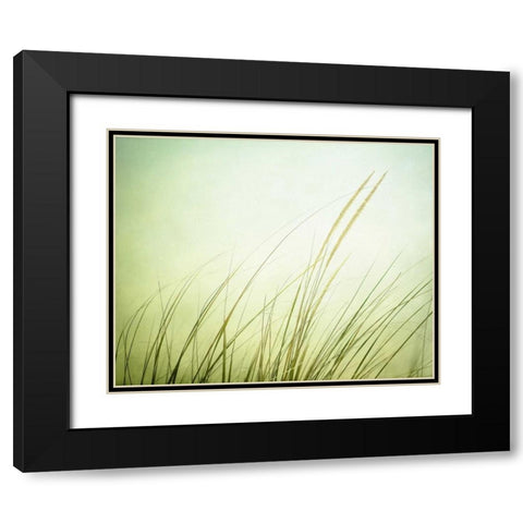 Just Breathe Black Modern Wood Framed Art Print with Double Matting by Cochrane, Carolyn