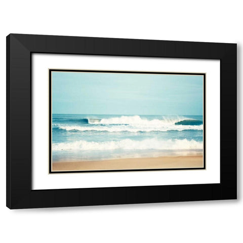 Salty Sea Air Black Modern Wood Framed Art Print with Double Matting by Cochrane, Carolyn