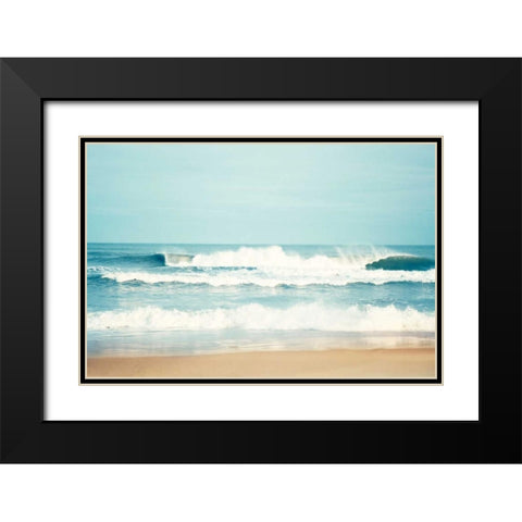 Salty Sea Air Black Modern Wood Framed Art Print with Double Matting by Cochrane, Carolyn