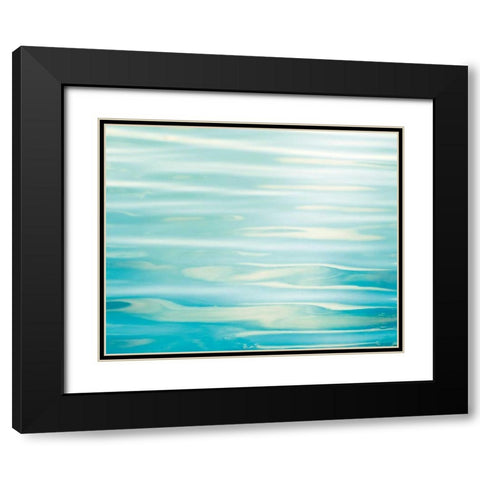 Soothing Black Modern Wood Framed Art Print with Double Matting by Cochrane, Carolyn