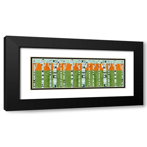 Birches in Spring Black Modern Wood Framed Art Print with Double Matting by Calkins, Michelle
