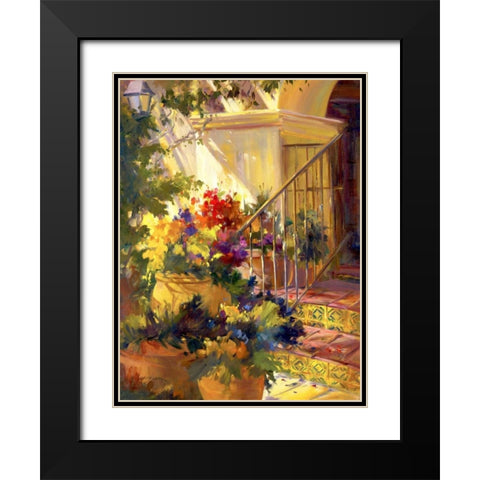 Come on In Black Modern Wood Framed Art Print with Double Matting by Carr, Betty