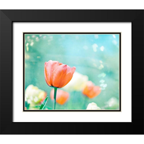 Garden of Dreams Black Modern Wood Framed Art Print with Double Matting by Cochrane, Carolyn