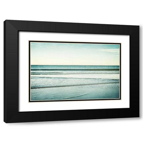 Low Tide Black Modern Wood Framed Art Print with Double Matting by Cochrane, Carolyn