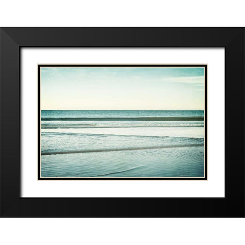 Low Tide Black Modern Wood Framed Art Print with Double Matting by Cochrane, Carolyn