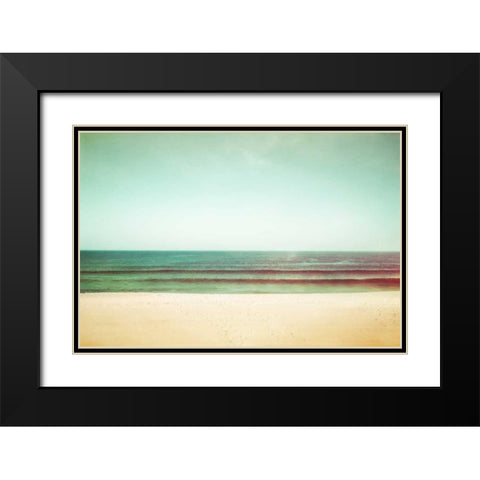 Tranquility Black Modern Wood Framed Art Print with Double Matting by Cochrane, Carolyn