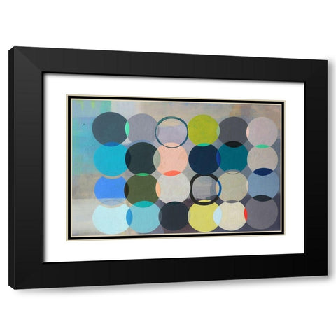 All of Space Is Completely Silent Black Modern Wood Framed Art Print with Double Matting by Duffy, Naomi Taitz