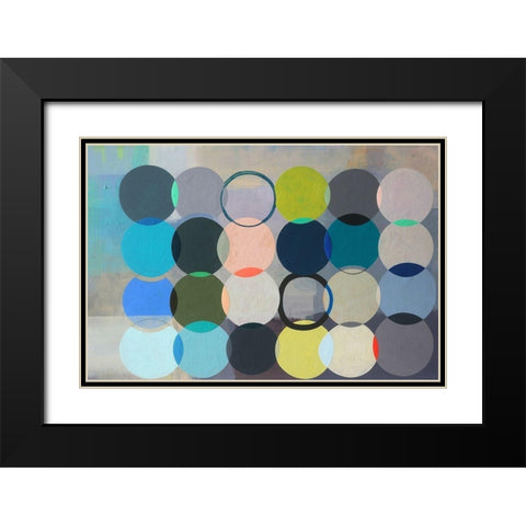 All of Space Is Completely Silent Black Modern Wood Framed Art Print with Double Matting by Duffy, Naomi Taitz