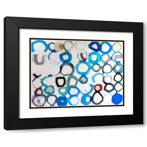 Evolutions Black Modern Wood Framed Art Print with Double Matting by Duffy, Naomi Taitz